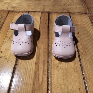 **Pink Infant Shoes - Size 2 by Angel**